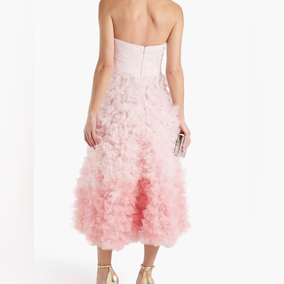 Marchesa Notte Strapless Dress - Picture 2 of 2
